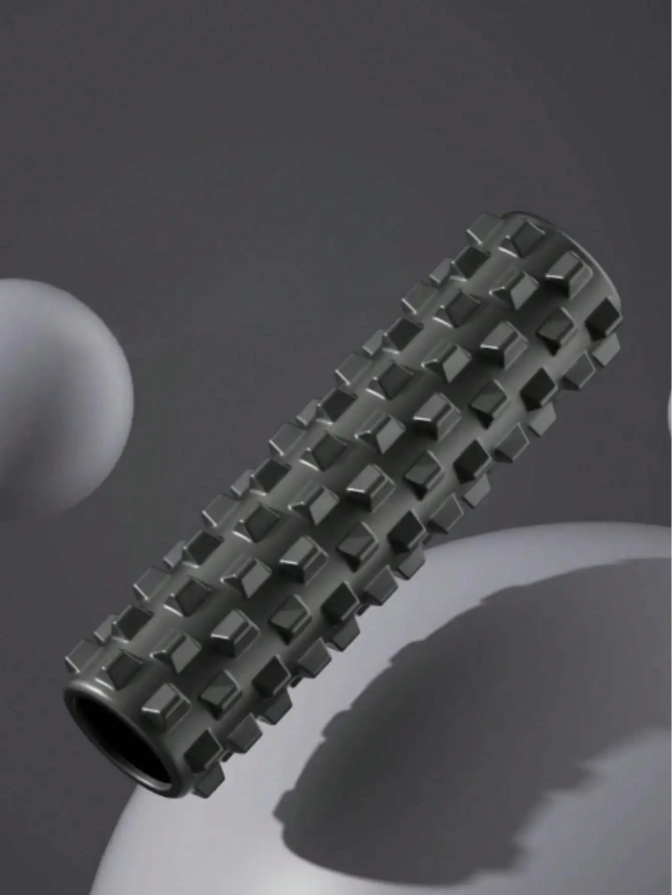 Wałek Piankowy 45 cm + Kostka do Jogi – Zestaw do Masażu, Pilates i Fitness