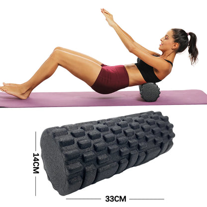 Wałek Piankowy 30/33 cm – Roller do Masażu, Jogi i Pilates, Regeneracja Mięśni
