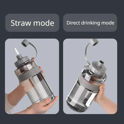 Butelka Sportowa z Rurką – Duża Pojemność 2L / 1.5L / 1L / 0.6L